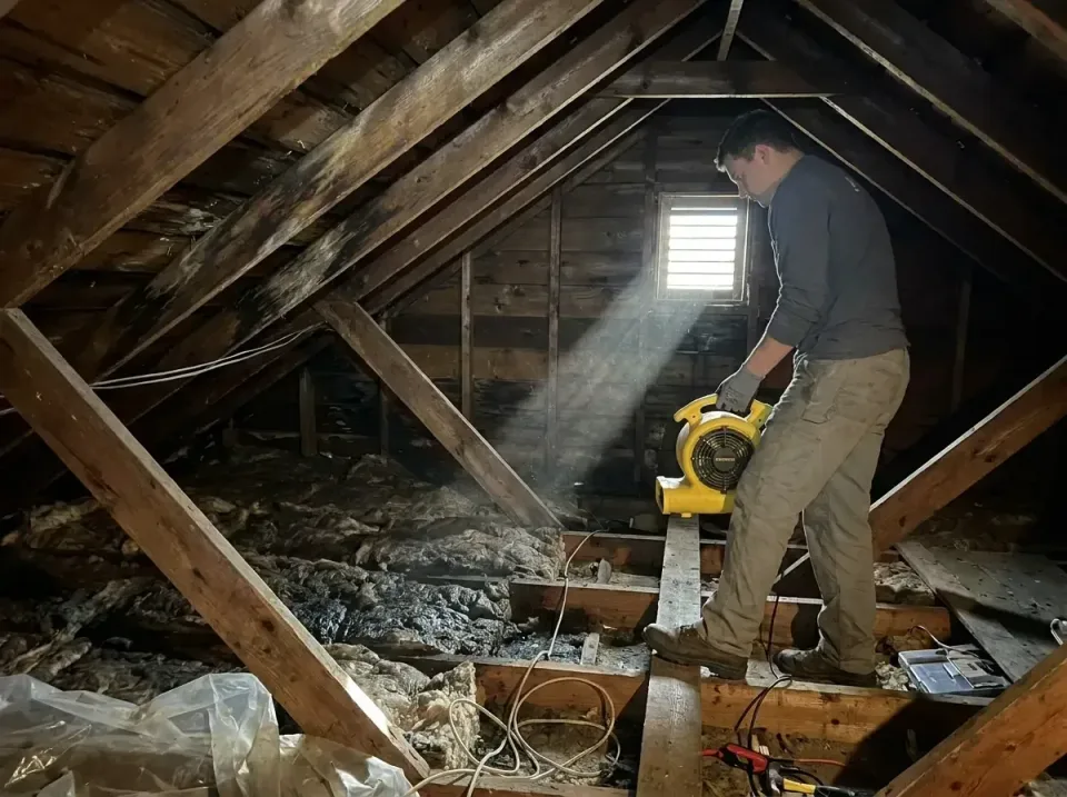 attic-water-damage-drying-proc-007 — frequently asked questions, Emergency Water Extraction & 24/7 Flood Response in Morgan'…
